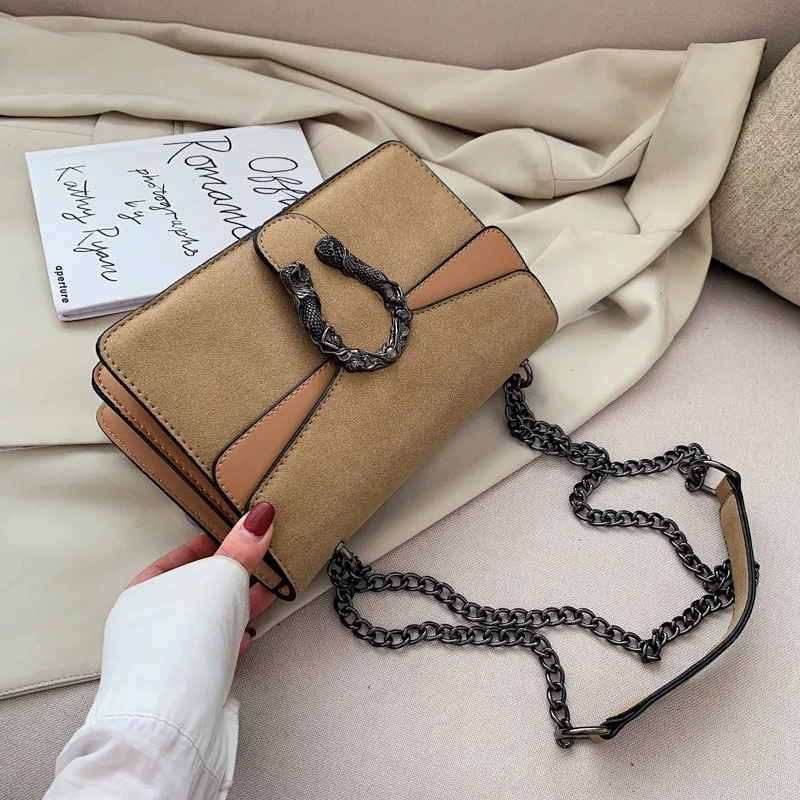 

Scrub Leather Small Shoulder Messenger Bags For Women 2020 Chain Crossbody Bag Female Travel Mini Bags handbag