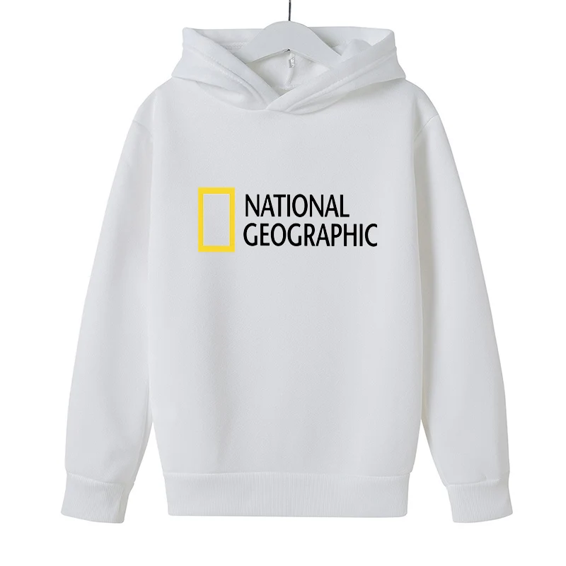 

New National Geographic Fashion Toddler Baby Boy Girls Casual Outfits Spring Boys Tracksuit For Children Kids Hooded Sports Top