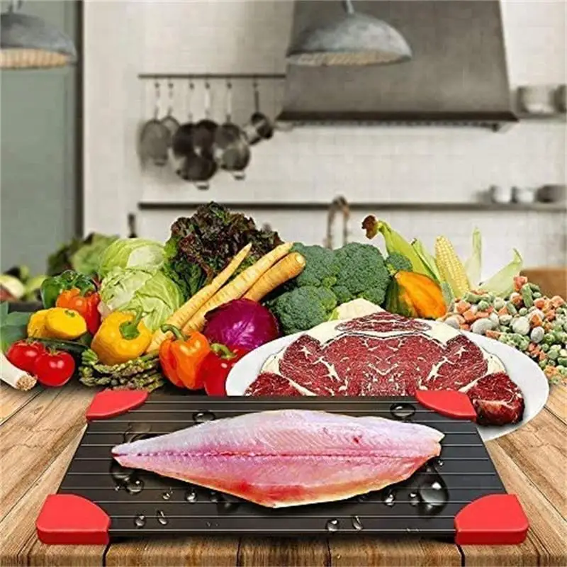 Быстрая разморозка лоток для разморозки замороженная еда Мясо Фрукты быстрая