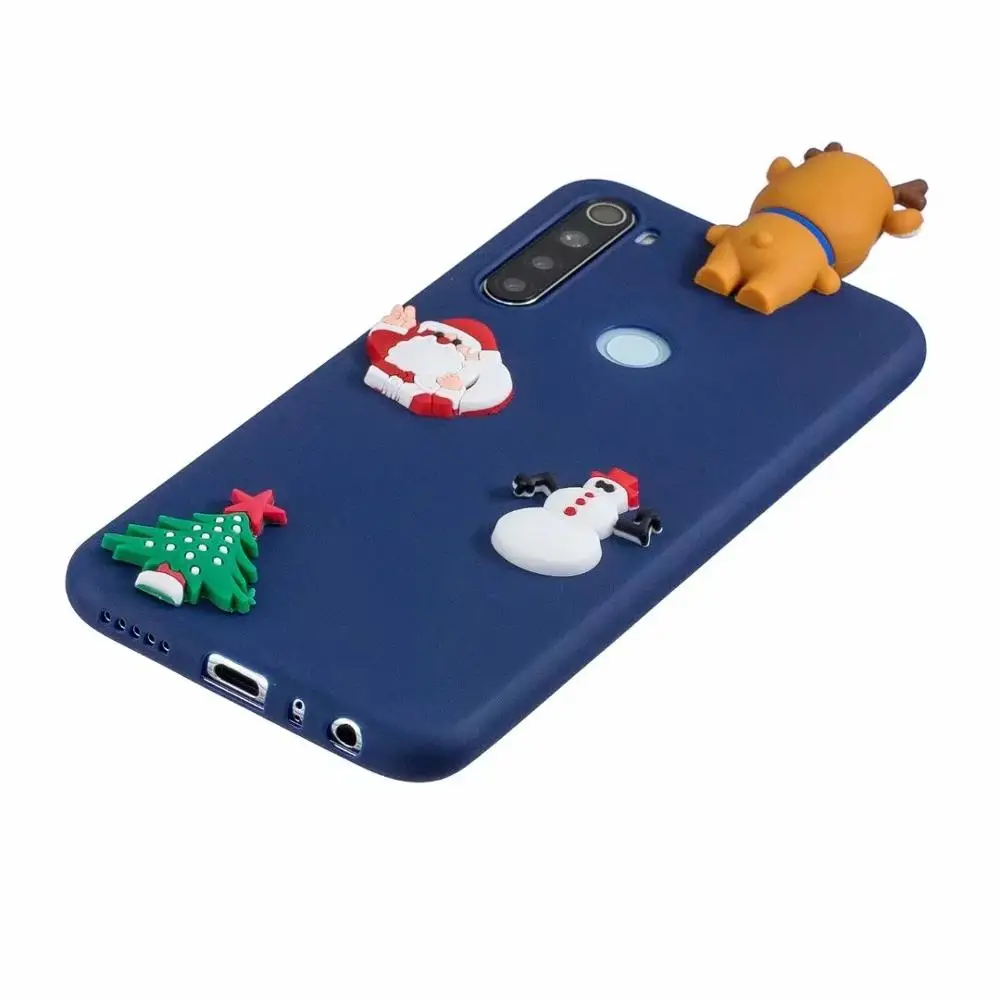 Christmas Phone Case for Xiaomi Redmi Note 8 Pro Soft Silicone Cover Santa Claus Doll K20 9t 7 |
