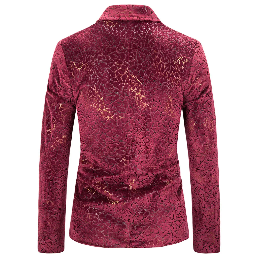 MJARTORIA 2019 модный мужской блейзер большого размера с цветочным принтом фирменный