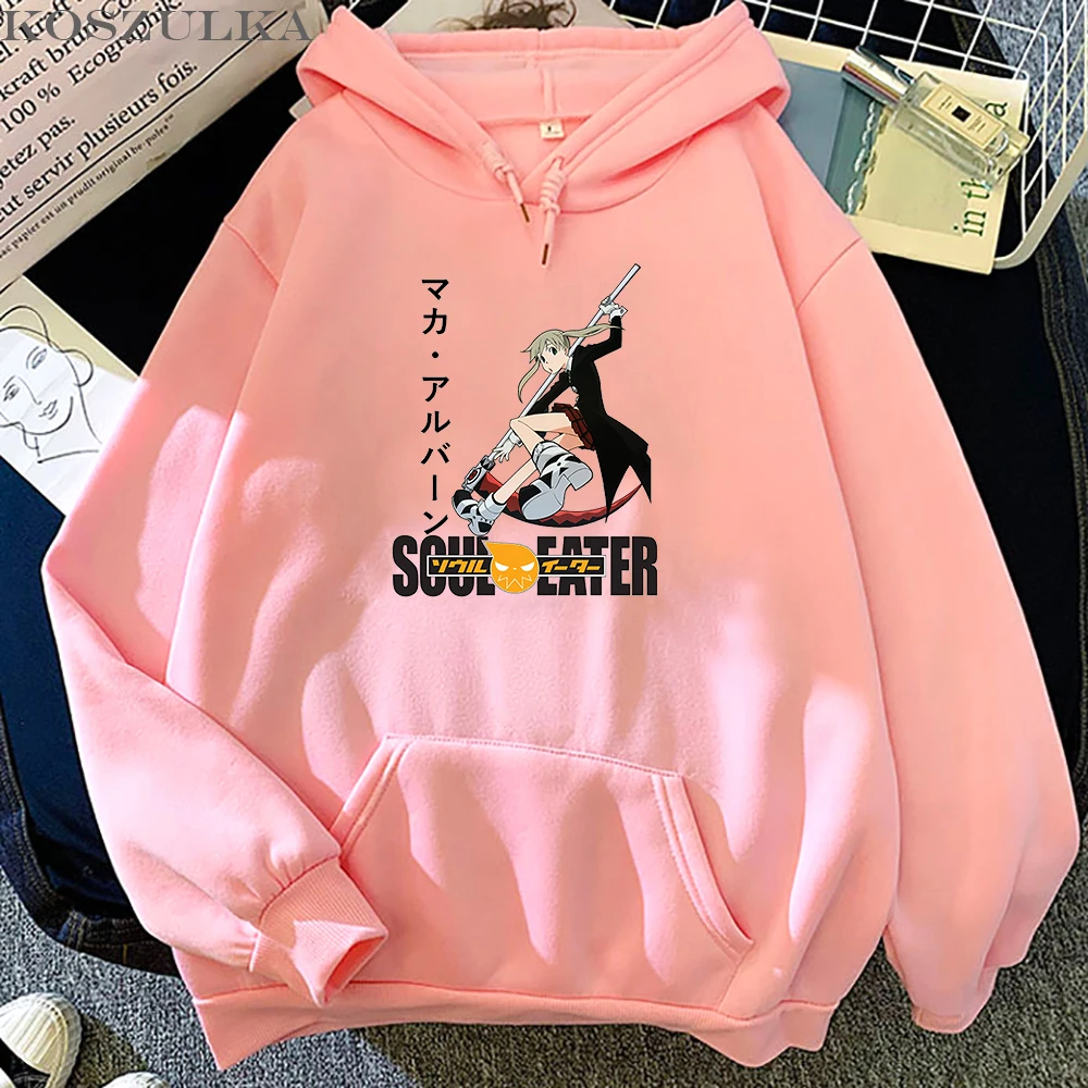 

2021 Hot Women Clothes Anime Soul Eater Team Graphic Hoodies Novelty Manga Print sweatshirt Casual Fashion Harajuku Hoody