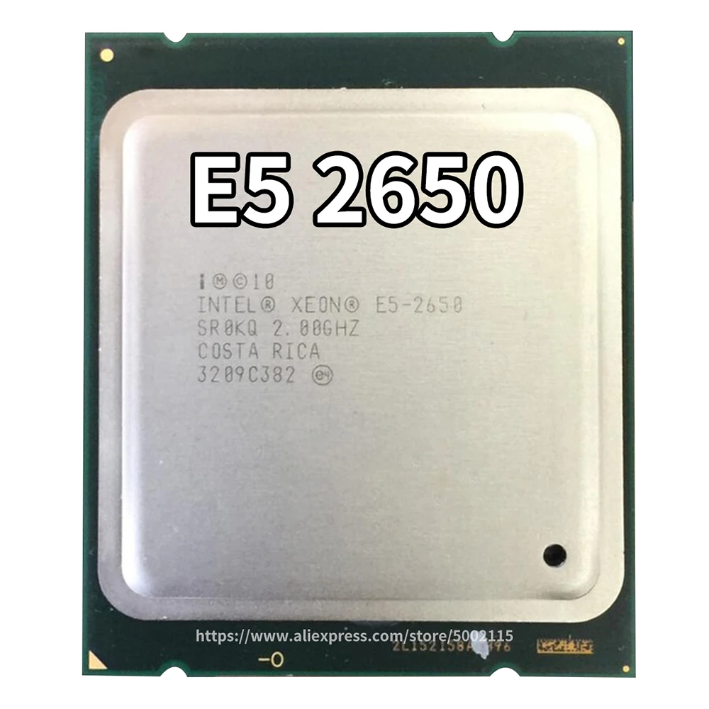 Процессор Intel-Xeon серии E5 2689, E5 2640, E5 2630 V2, E5 2650 V2, E5 2670, для LGA 2011 материнская плата поддержка X79 двойная материнская плата