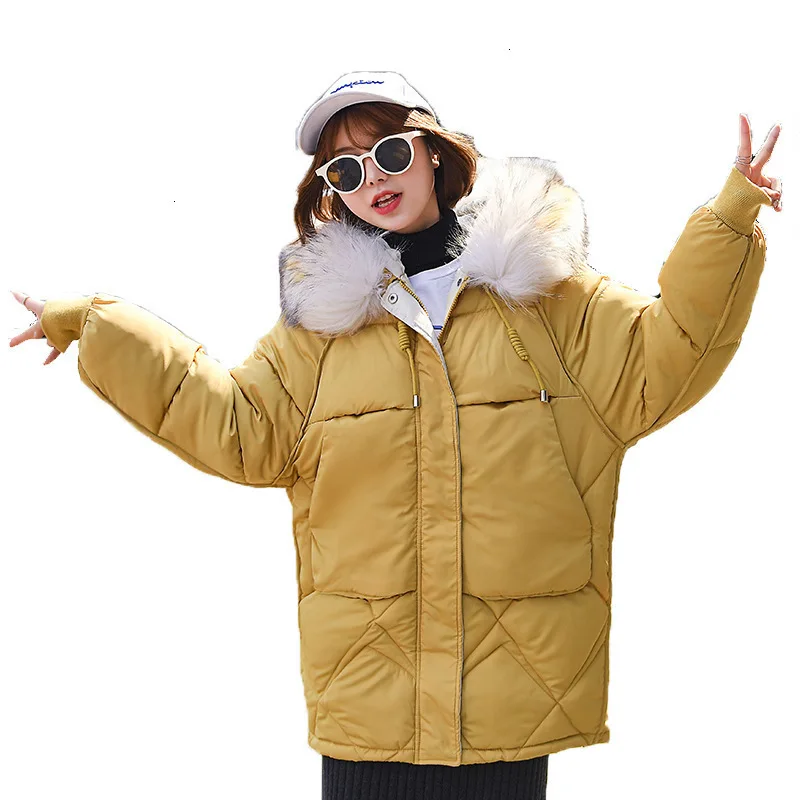Зимняя женская парка Jas большие размеры S XXL модная Длинная толстовка с капюшоном