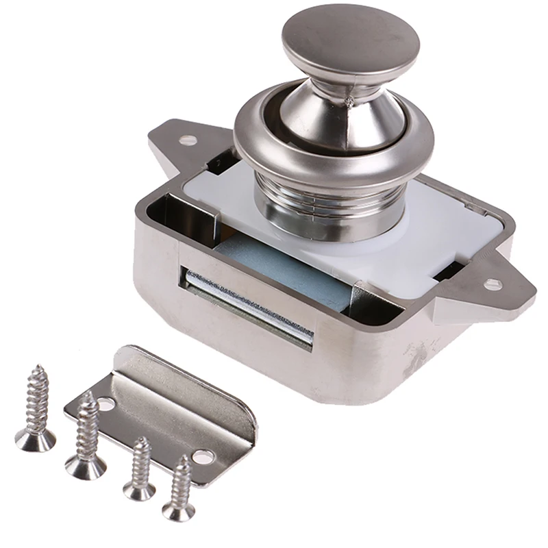 Нажимная кнопка блокировки дверной замок дверные ручки для шкафа колесного дома