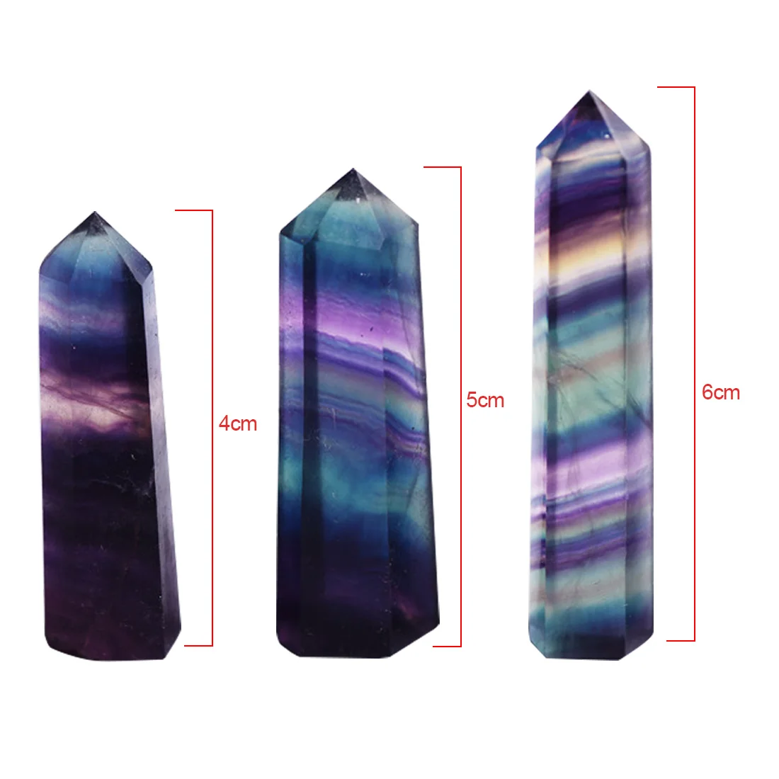 Фигурка для домашнего декора подарок натуральный Радужный лечебный флюорит