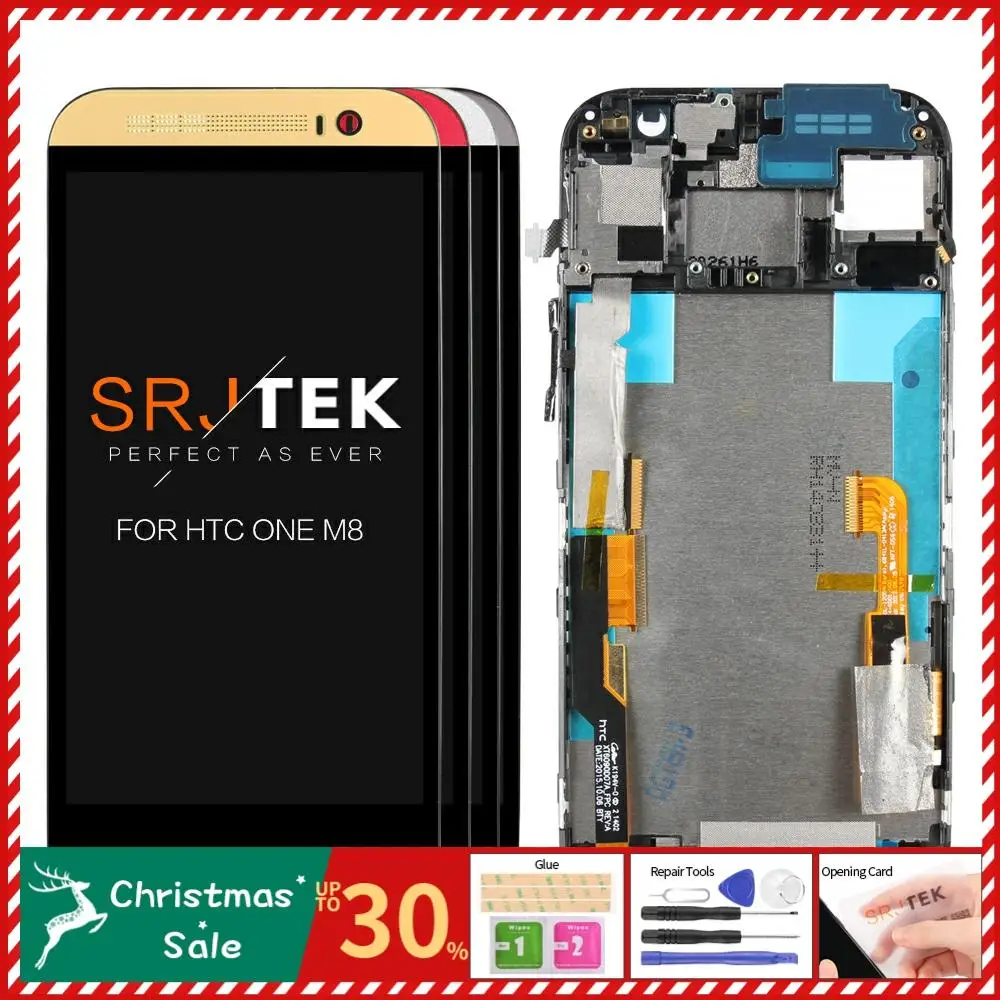 " 1920X1080 дисплей для htc ONE M8 lcd кодирующий преобразователь сенсорного экрана в сборе запасные части M8 дисплей 831c