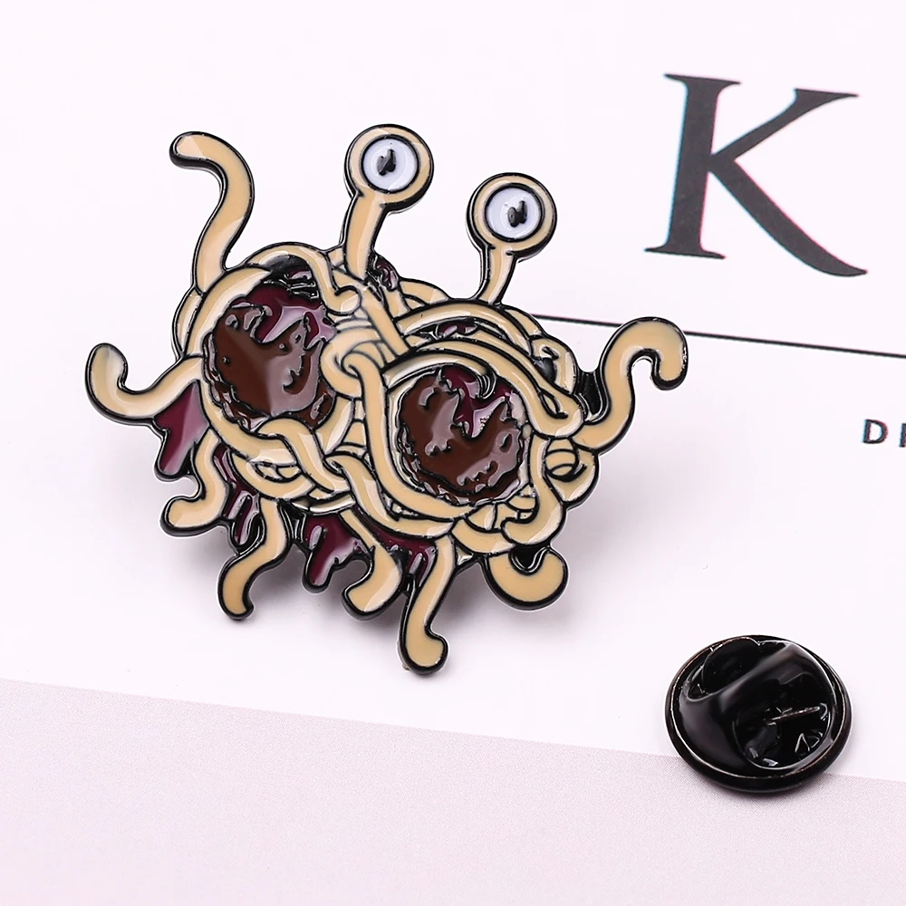Брошь эмалированная в стиле панк для мужчин и женщин забавная монстралистичная