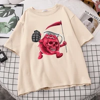 bleach drink of death japan anime t shirt for mens summer new shirts cartoon character print male tees funny man t shirt