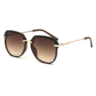 

2021 new punk sunglasses ladies Korean version of online celebrity with sunglasses female European and American big box