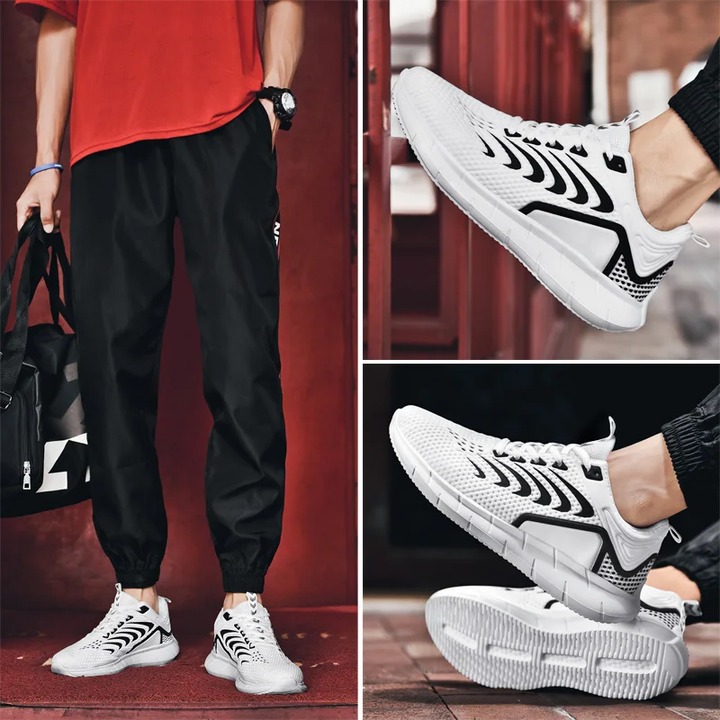 2020 New Men Sneakers Breathable Mens Casual Shoes Lightweight Comfortable Fashion Walking Shoe Tenis Masculino Adulto |