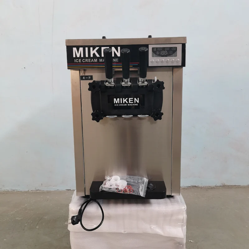 

Three-Color Soft Ice Cream Machine Commercial Electric Ice Cream Machine Desktop Sundae Ice Cream Machine 220V 110V