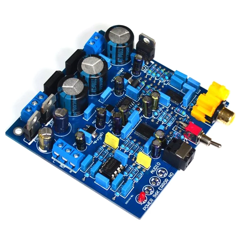 Цифровой декодер AK4396 + CS8416 DAC 24 бит 192 кГц оптоволоконный коаксиальный сигнал вход