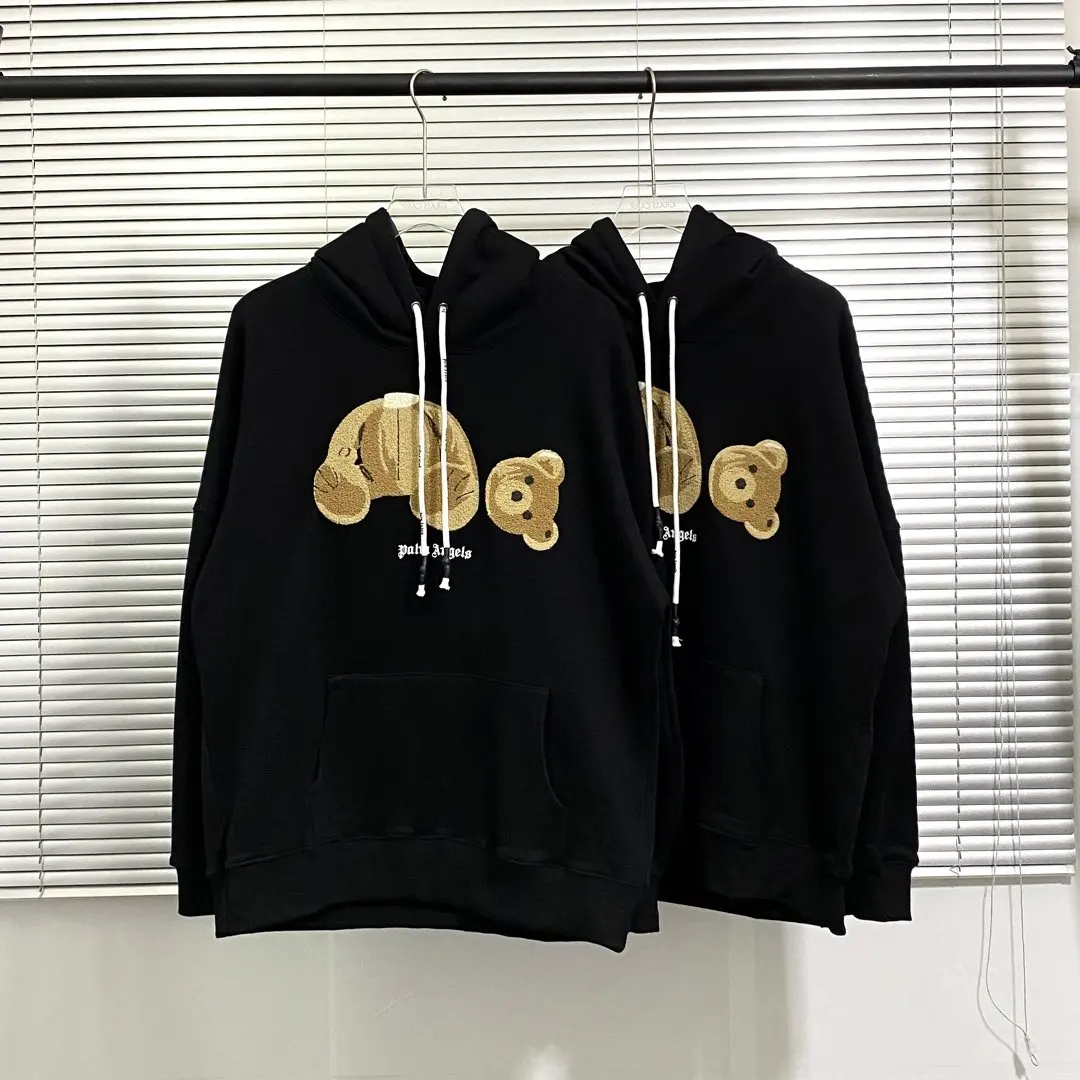 

Palm Angels Decapitated Bear Couple Men Women FOG High Street Trend Hoodies Sweatshirts 4123456