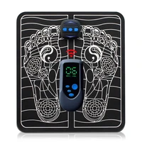 q1qd electric ems foot massager pulse acupuncture pain relief therapy device pad mat
