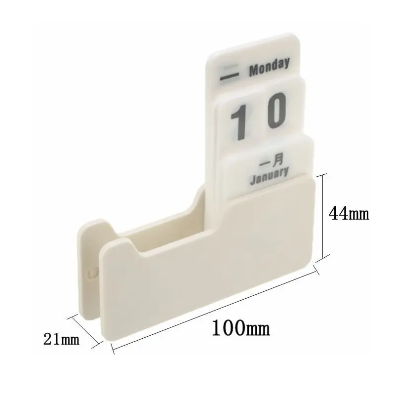 

Mini Rotary Perpetual Calendar DIY Calendar Art Crafts Home Office Desk Decoration Creative Vintage Style School Office Supply