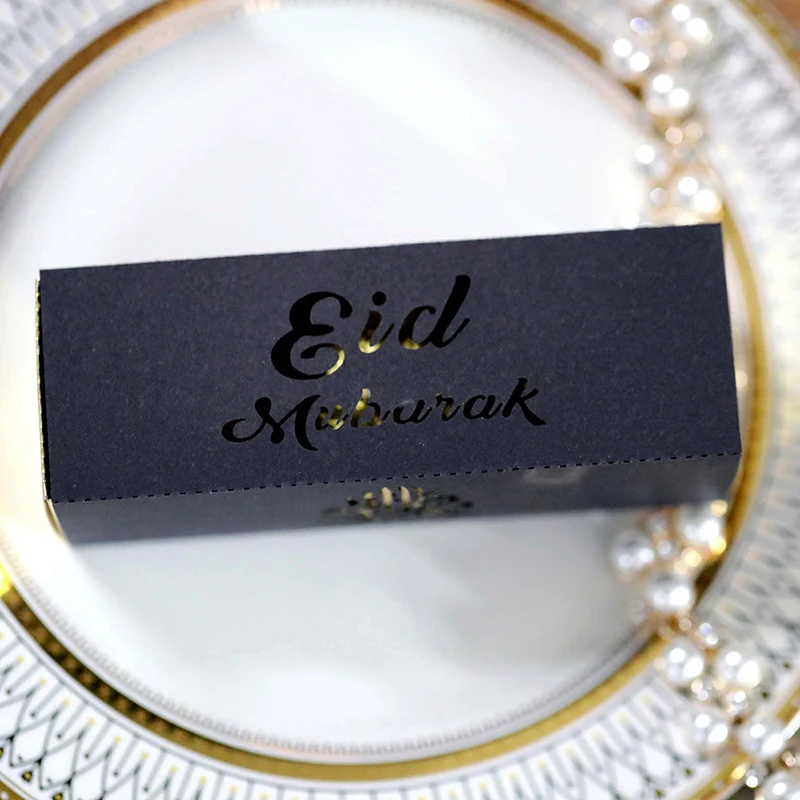 

10pcs Eid Mubarak Candy Box DIY Gift Box Ramadan Decorations eid mubarak decor happy ramadan Kareem Festival Supplies