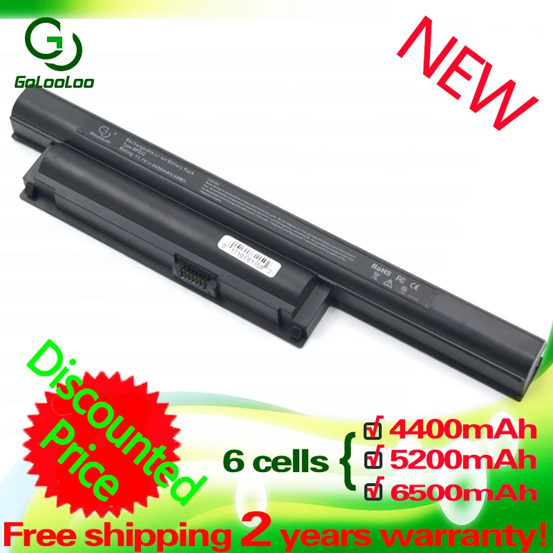 Golooloo 4400 мА/ч VGP-BPS22 ноутбук Батарея для sony VGP-BPS22A EA16E EA1Z1E EB1E9J VPC-E1Z1E VPC-EA1 EA1S EA28E EA3S1E/G bps22