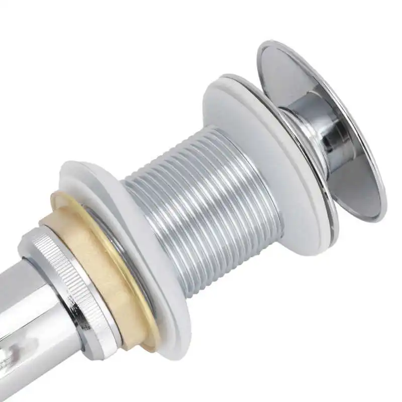 

Sink Drain Up Drain Silver Non-overflow for Hotel Home