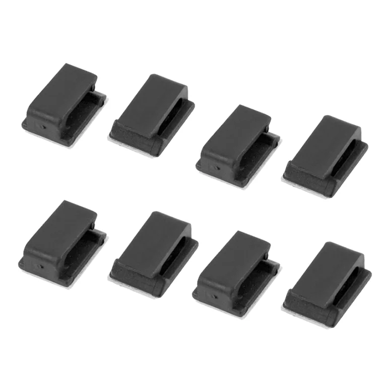 

10pcs FC-1 FC-2 Cable Clamp Car Cord Clip Self Adhesive Mount Wire Tie Fix Holder Line Organizer Management Fastener White Black