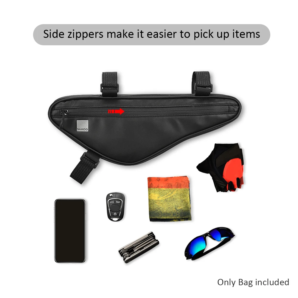 Сумка на раму велосипеда водонепроницаемая велосипедная треугольная Сумочка