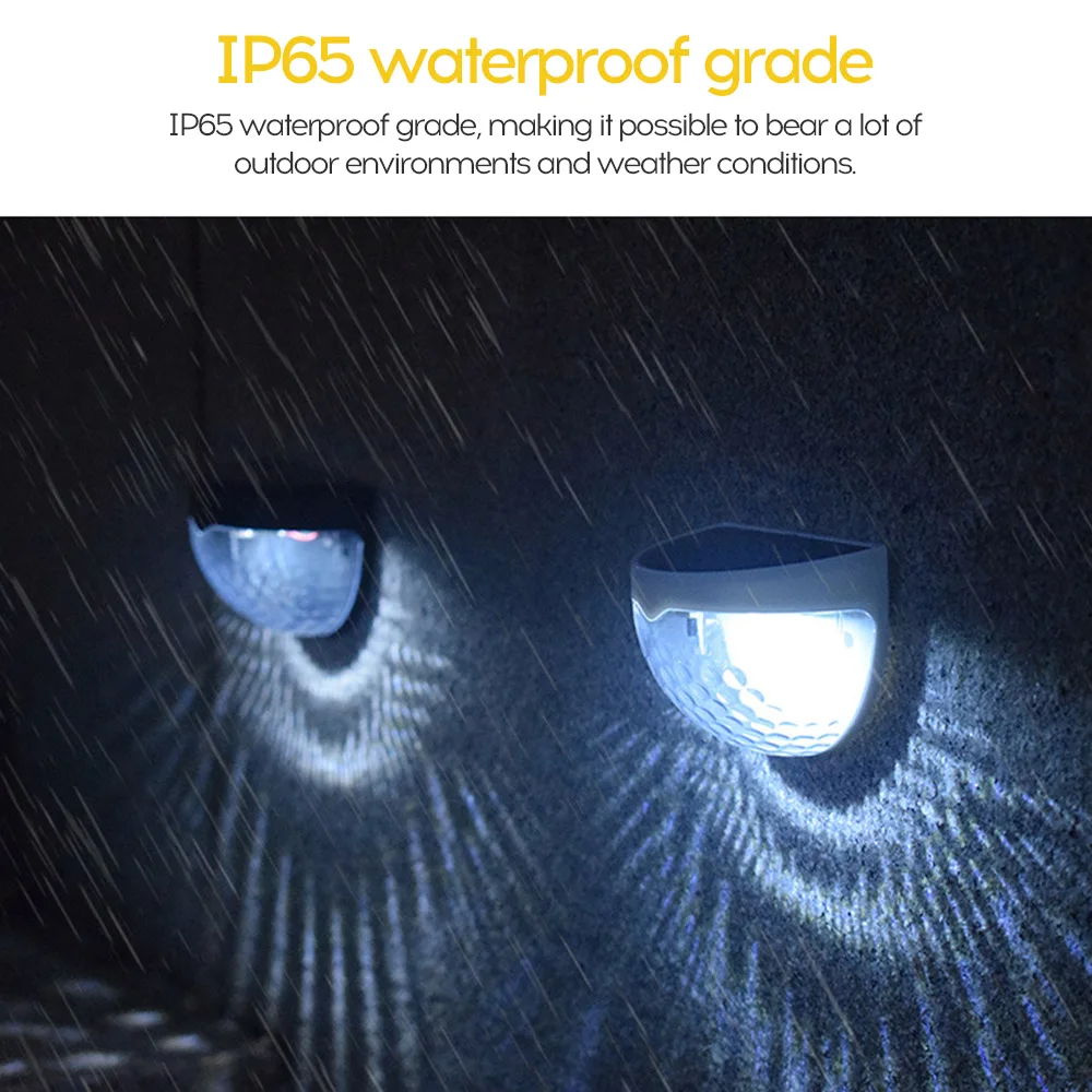 2 шт. солнечный садовый светильник 6 светодиодов | Лампы и освещение