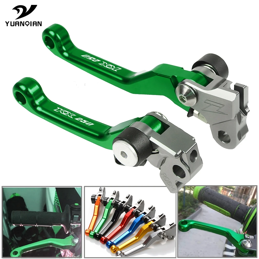 Мотоцикл CNC поворотный складной тормоз сцепления рычаги для Kawasaki KX250 KX 250 2005-2008 2007