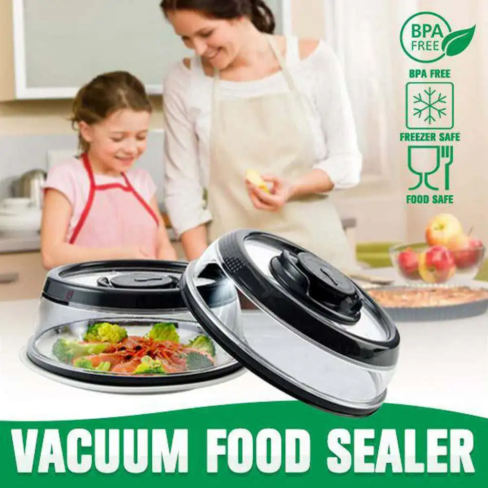 

Vacuum Food Sealer Cover Kitchen Instant Vacuum Food Sealer Fresh Cover Refrigerator Dish Cover Kitchen Tool