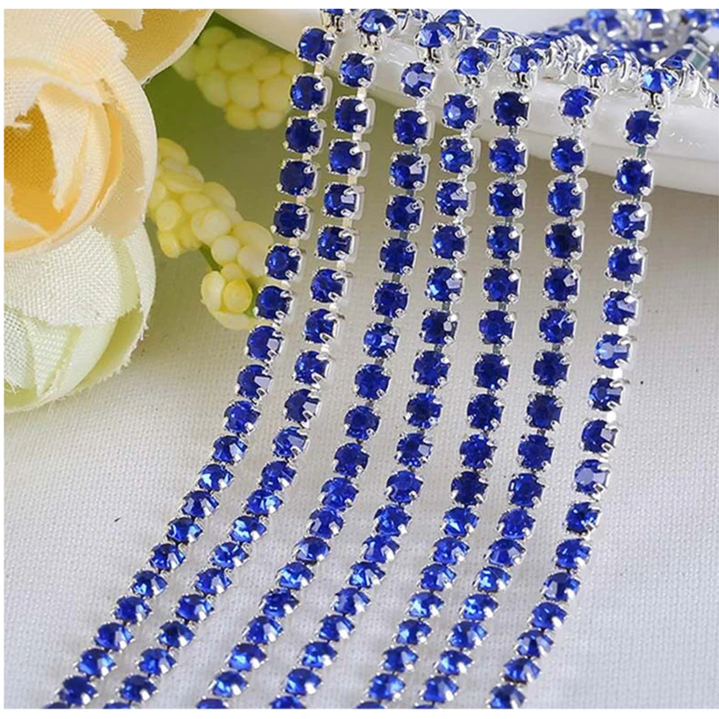 Цепочка с плоским основанием для украшения одежды