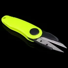 Рыболовные ножницы WALK FISH из нержавеющей стали, складные, в форме креветки