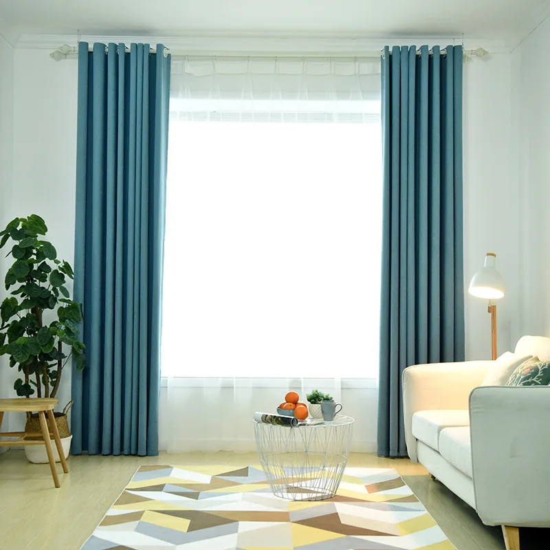 Сплошные затемненные шевронные термоизолированные современные шторы для