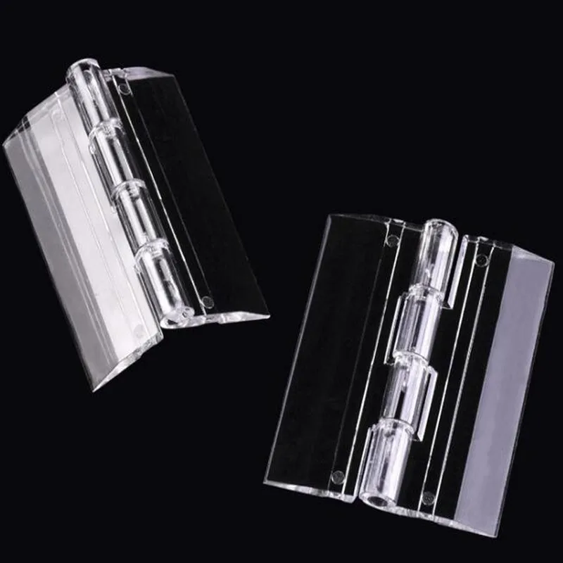 10 шт. прозрачные пластиковые петли Прочные акриловые складные для шкатулки
