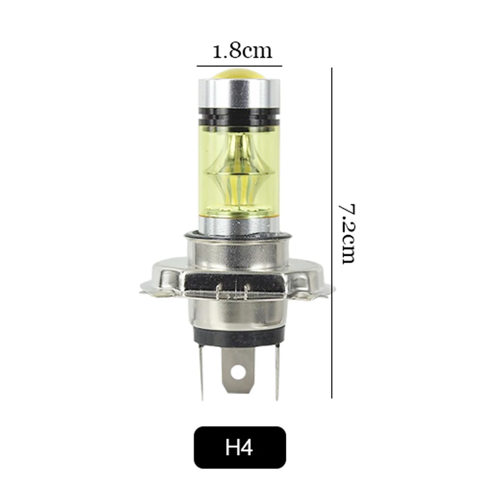 2 шт. автомобильный H4 led 2835 Led Противотуманный светильник s 20SMD 4300k золотисто-желтый