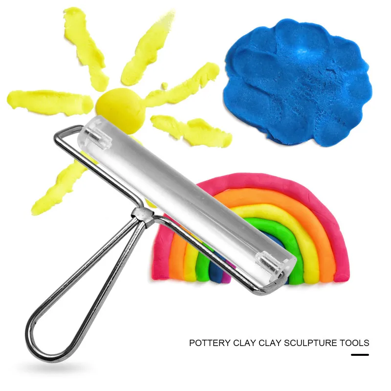 Профессиональный 4 &quotакриловое волокно роликовая Скалка полимерной глины