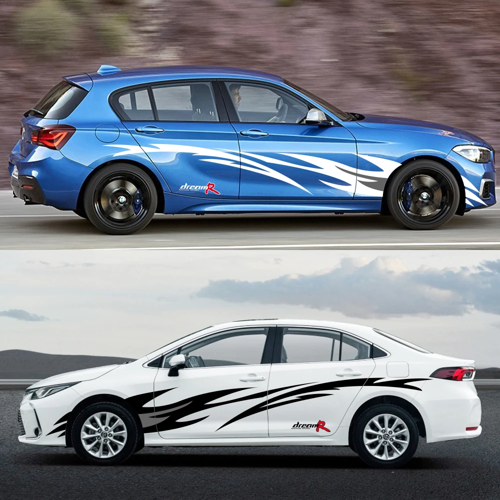 Автомобильные наклейки для Toyota Corolla Ford focus 2 3 Vw Golf Polo Rio Mazda Cruze автомобильные