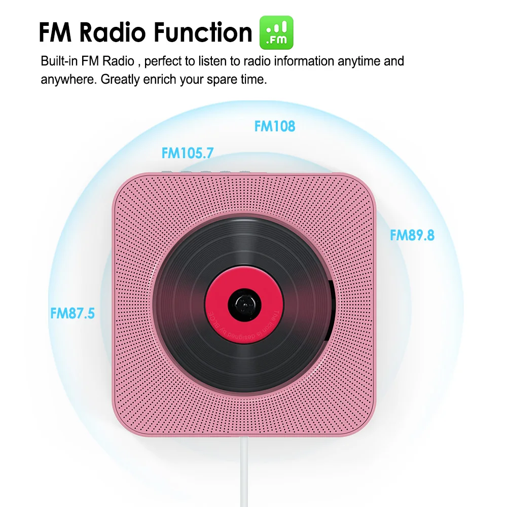 Portable Home Audio Speaker Wall Mountable Prenatal Education Use Bluetooth | Электроника