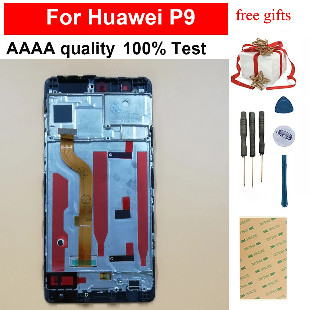 ЖК-дисплей для huawei P9 EVA-L09 EVA-L19 сенсорный ЖК-экран дигитайзер сенсорная панель