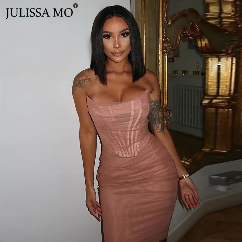 Женский сетчатый корсет JULISSA MO с открытыми плечами и открытой спиной летнее