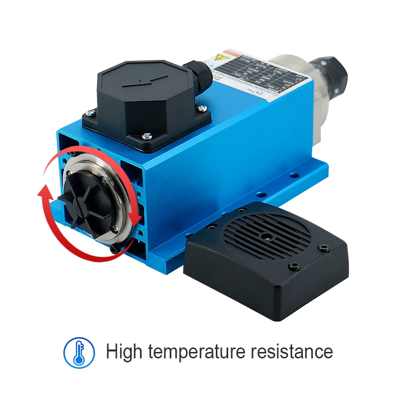 HLTNC Новый 220v 2.2kw ER20 4 подшипники квадратный 24000 об/мин с воздушным охлаждением