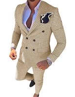 mens 2 piece suit set slim fit wedding blazer jacket tux suit pants formal dress jacket pants business tuxedo and pants