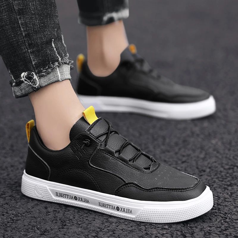 

Sneakers Male Sport Shoes Casual Summer Man White Men 39 S Leather Zapatos Casuales Para Hombre Causal For Black