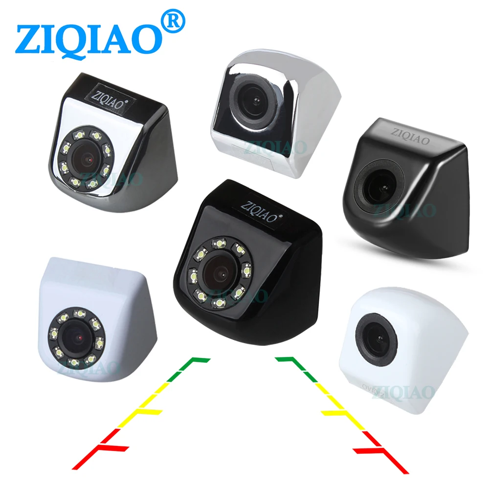 ZIQIAO Автомобильная резервная камера для парковки HD ночного видения