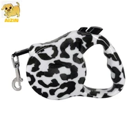 retractable dog leashes automatic flexible 3m5m printed puppy cats strong nylon collar leads for medium pet outdoor product
