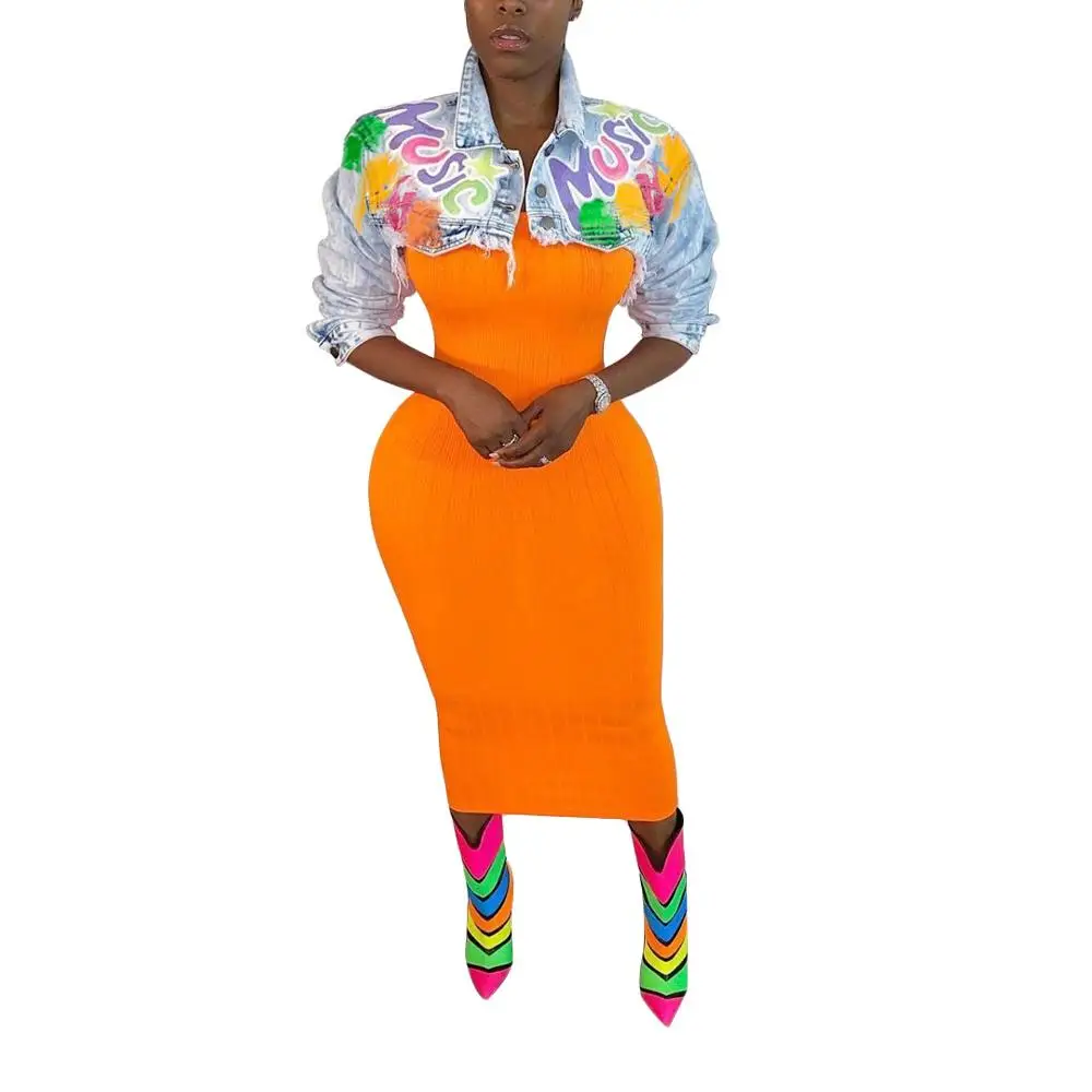 Женская короткая джинсовая куртка Adogirl винтажный укороченный топ на пуговицах с