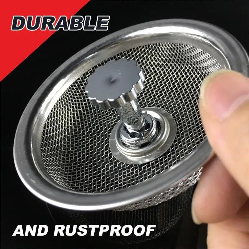 Stainless Steel Sink Strainer Floor drain sewer slag screen Heavy Duty Sink Replacement Filter For Kitchen Drain Water filter