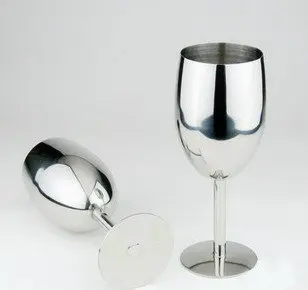 

304 stainless steel red wine glass Tall goblet Creative Wine Cup Wine Cup 17CM drinking glasses