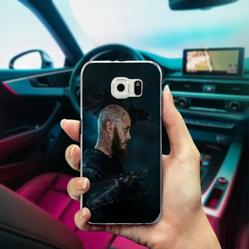 Тонкий мягкий ТПУ чехол для телефона Ragnar Lothbrok Vikings Samsung Galaxy Note 2 3 4 5 8 S3 S4 S5 Mini S6 S7 S8 S9