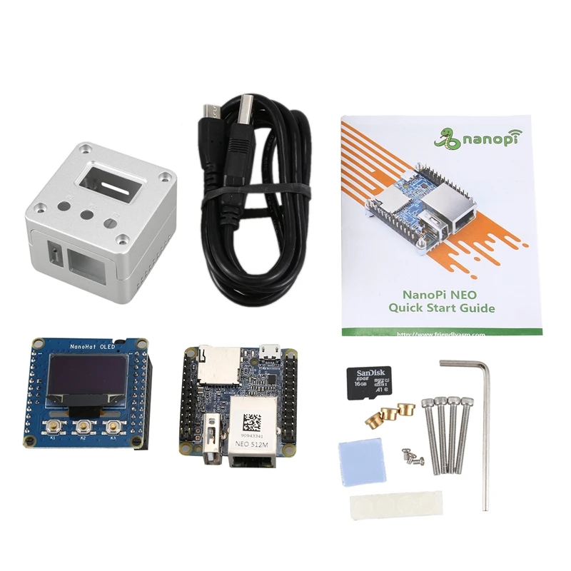 Для NanoPi NEO2 V1.4 LTS макетная плата быстрее чем Raspberry PI 40X40 мм (512MB DDR3 Оперативная