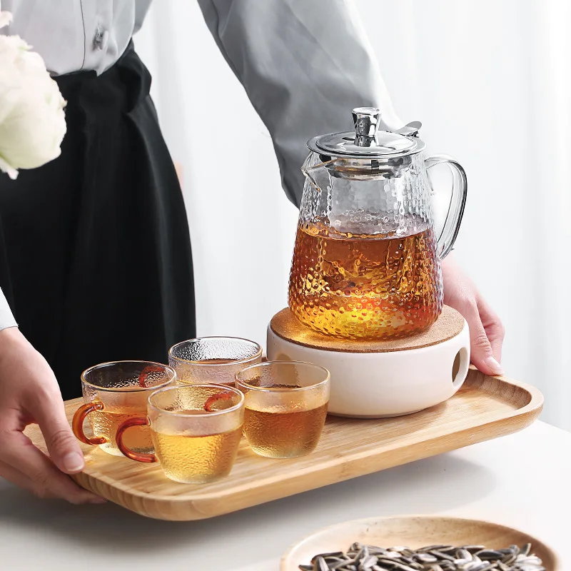 Японский стеклянный чайник в форме молотка для приготовления чая