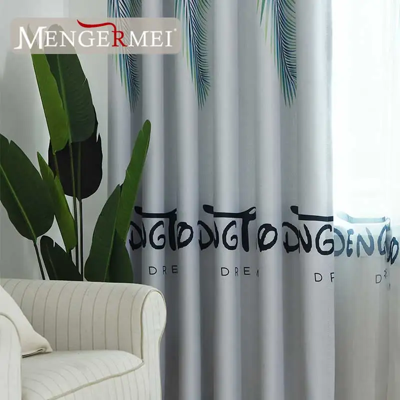 MENGERMEI роскошный затемненный занавес s для гостиной столовой спальни затемненные